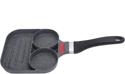 Pannenkoekenpan - Omelet Maker - Ontbijt Maken - Gelijkmatige Verwarming - 40 cm Lengte - Zwart