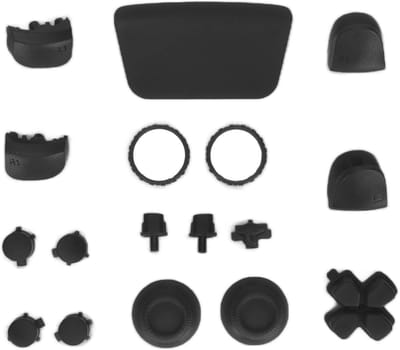 Dailygoody - Spelbesturingsknoppen - Vervangende Knoppen - Personaliseer je gamecontroller - Zwart - Knopreparatieset - Geschikt voor gamecontrollers