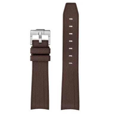Actie4you® - Horlogeband Geschikt voor Omega MoonSwatch - Swatch - Rolex - SEIKO - Speedmaster - Rubberen horlogeband met perfecte pasvorm - 20mm – Bruin