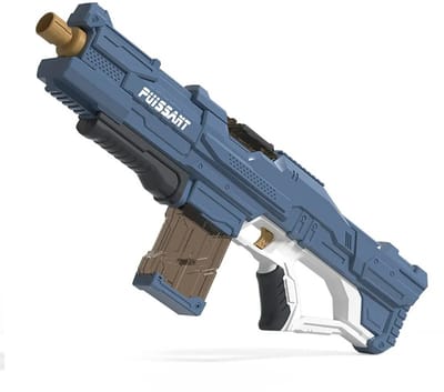 WVspecials Automatisch Waterpistool Blauw - Elektrisch Waterpistool - Watergeweer - Super Soaker - Watergun - Buitenspeelgoed