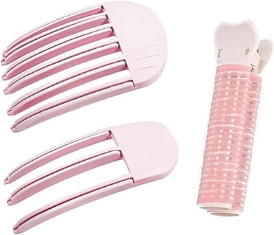 Haarspeld Wortelvolume - Volume Clips - Haar Stijlen - Zonder Haar Beschadigen - Compact Formaat - Roze