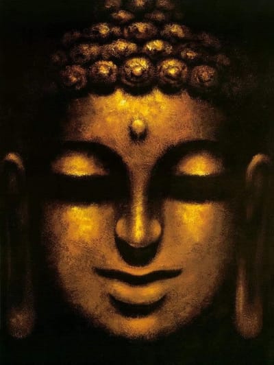 poster Mahayana - Buddha Kunstdruk 60x80cm