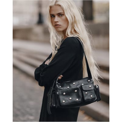 Mikuta The Minou Bag Maat: OS | Schoudertassen Outlet | Dames | Zwart