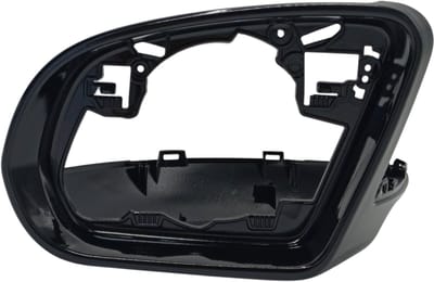 BILMAX Linker Buitenspiegelframe Vervanging voor Mercedes-Benz C-Klasse (W205) & S-Klasse (W222), Piano Zwart, met Instapverlichting Gat (Bestuurderszijde)