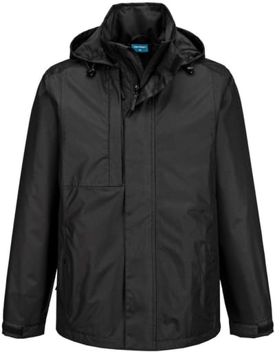 Portwest WX2 Eco Regenjack CD867 - Zwart - L