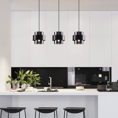 LumenXL - Moderne hanglamp - smoke glas - Faey