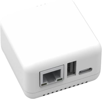 NP330 Netwerk USB 2.0 Print Server USB2.0 Mini Printer Server 100Mbps RJ45 -Verbinding voor Androids -Telefoons 1PCS EU -Plug
