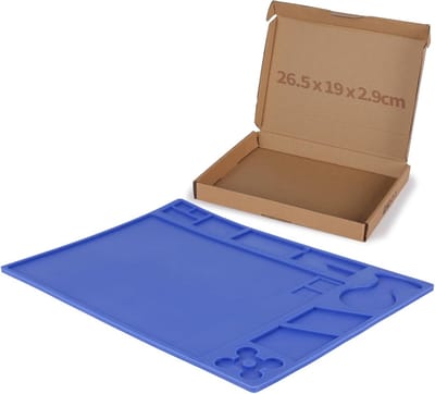 YIHUA M160 hittebestendige siliconen soldeermat - 350 x 253 mm