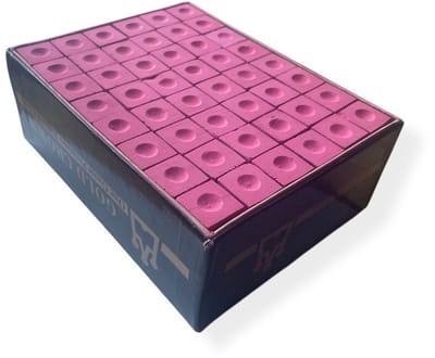Master billiard - biljartkrijt - 144 stuks - biljart krijt - pool krijt - keu krijt - hele doos - roze