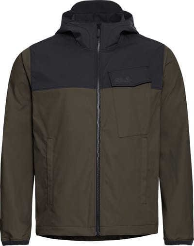 Jack Wolfskin MAHANI JKT M Heren Outdoorjas-obsidian moss
