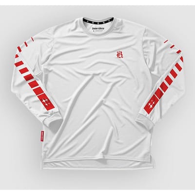 Loose Riders Shutter Long Sleeve Jersey wit
