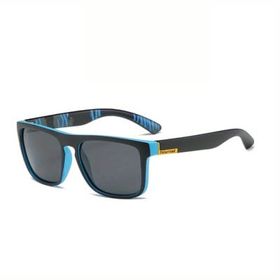 Bovista Polarizerende Zonnebril - Zonnenbrillen - Zonnenbril - Sun Glasses - Sunglasses - Techno Bril - Rave & Festival - Premium Quality - Zwart/Blauw