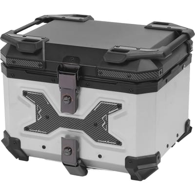 Motor Topkoffer Aluminiumlegering 45L Waterdicht Diefstalbestendig Motorfiets Achter Topkoffer Staartkoffer gray