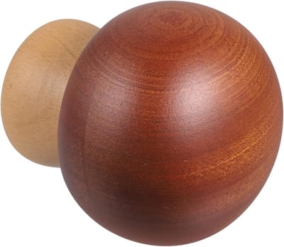 Houten Muziekdoos - Draaiende Paddenstoel - Woondecoratie - Uniek Vormgegeven - 8x7.5x7.5 cm