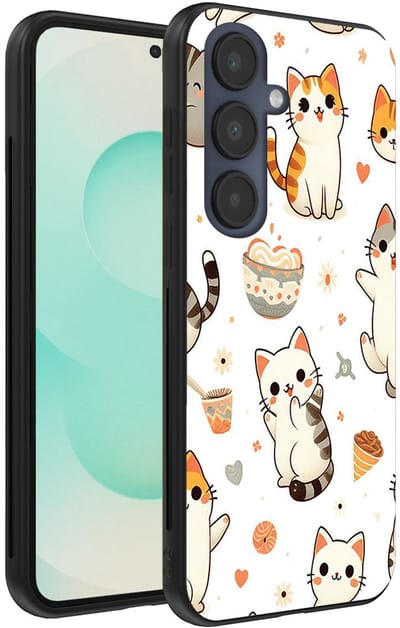 Smartphonica Telefoonhoesje Geschikt voor Samsung Galaxy S25 Plus met katten opdruk - TPU backcover case cat design geschikt voor Samsung Galaxy S25 Plus