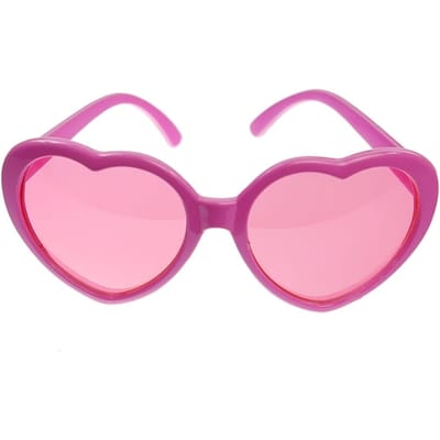 PartyDeco - Partybril - hart Roze - Valentijnsdag versiering - Valentijnsdag cadeau - valentijnsdag