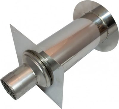 Holetherm geveldoorvoerset geisoleerd RVS 100