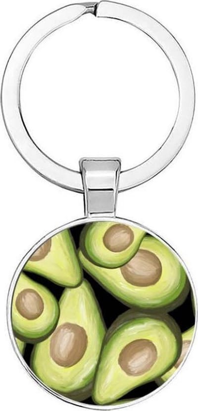Akyol - avocado Sleutelhanger - Advocaat - de liefhebbers van avocado's - avocado - advocaat - avocado's - 2,5 x 2,5 CM