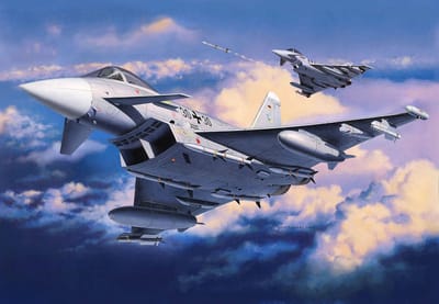 Revell Modelbouwpakket Militaire voertuigen - 64282 Eurofighter Typhoon - Model Set Plastic - 1:144 - Modelbouw