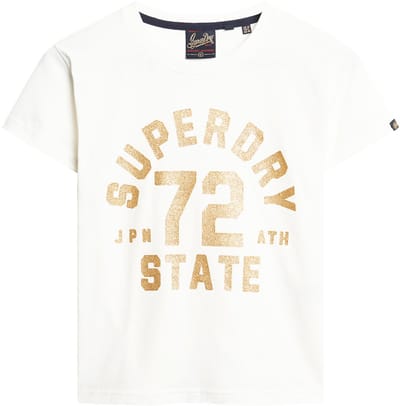 Superdry - Collegiate T-shirt met grafische print - Dames - T-shirts