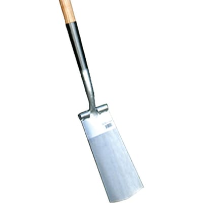 Talen Tools – Draineerspade – Blank gepolijst – Met opstapje – Essenhouten steel – 76 cm