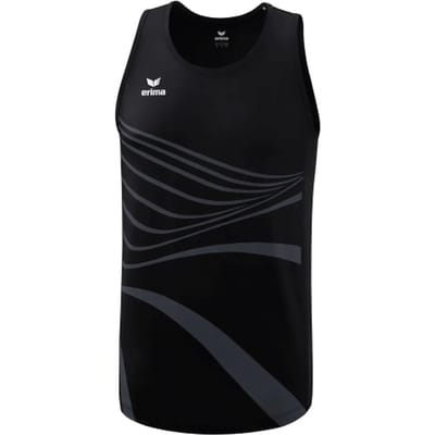 Erima Racing Hardloopsinglet Heren - Zwart | Maat: S