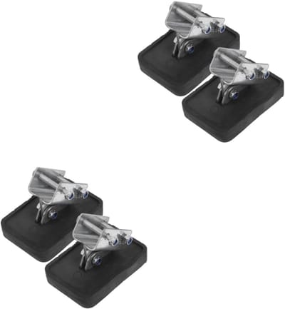 Laddervoethoezen - Ladderkussens - Veilig Werken - Antislip Rubber - 10 x 7 cm - Zwart