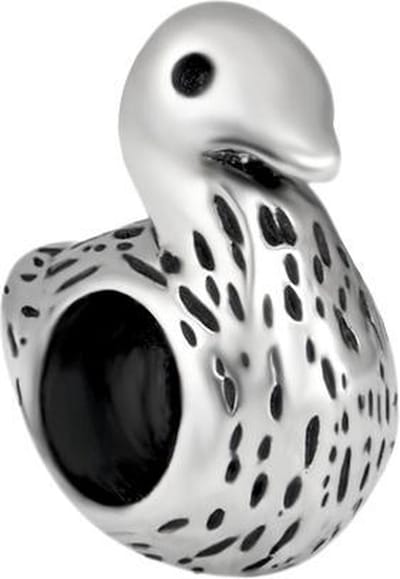 Quiges - 925 - Zilveren - Bedels -Sterling zilver - Beads - Vogel Kraal Charm - Geschikt – voor - alle bekende merken - Armband Z211