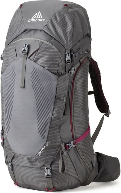 GREGORY Toeristische rugzak Rugzak Kalmia 60 Backpack Equinox Grey Donkergrijs