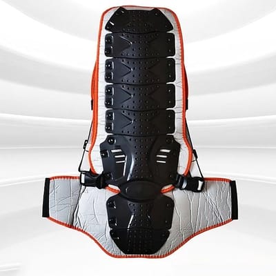 Rugbeschermer Motorfiets - Sportbeschermer Jas - Actieve Sporten - Reflecterende Strips - 1 Stuk - Zwart