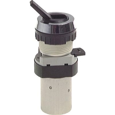5/2 M5 Tuimelschakelaar Ventiel Zwart 0-12bar/0-168psi 30.5mm Airtec
