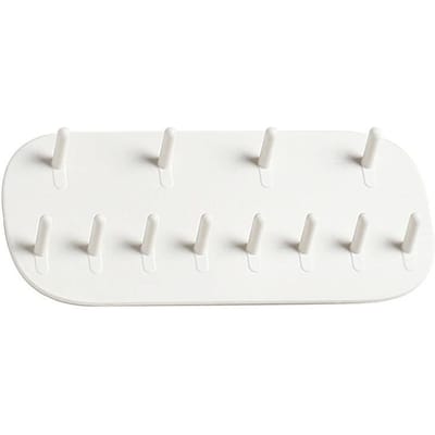 Haken Hangende sieraden Display Ketting Oorbel Armband Organizer Stand Rek Houder Kleefpasta Muurhanger voor sieraden wit