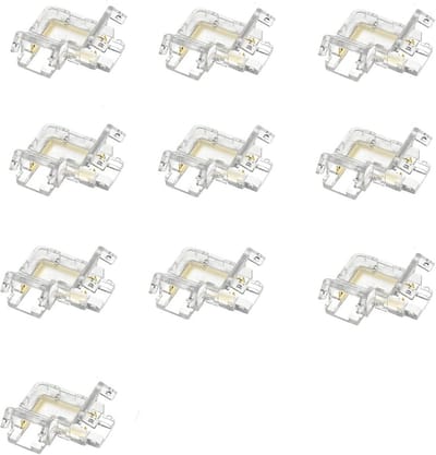10-delige Naadloze L-vormige Hoek Connector voor 10mm COB LED Strips