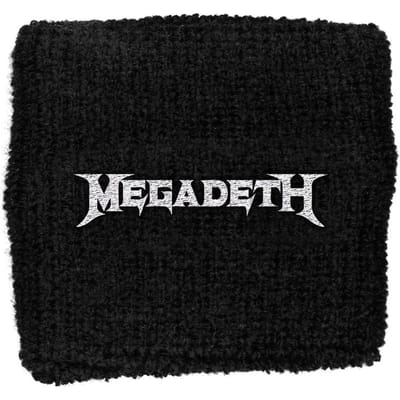 Megadeth Logo Unisex Zweetbandje - zwart - Standard