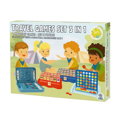 Reisspellen 3 in 1 - Tachan - Set van 3 Spellen - Travel game