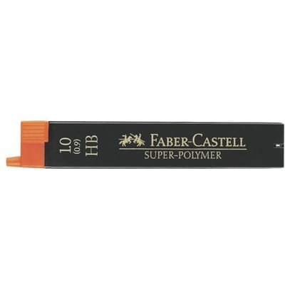Faber-Castell potloodstiftjes - Super-Polymer - lijnbreedte 1.0mm - hardheid HB - 12 stuks - FC-120900