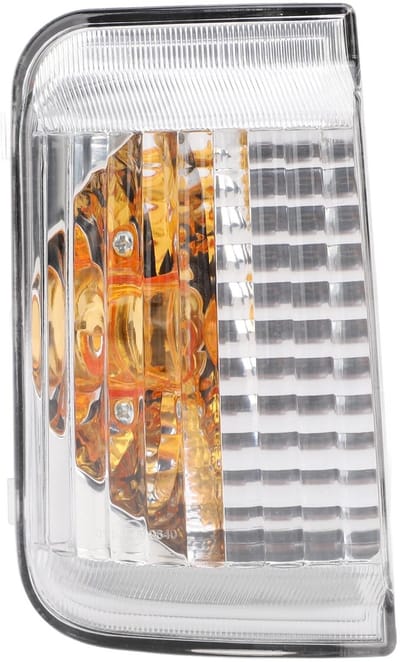 Dailygoods - Side mirror indicator light - Vervangend onderdeel - Transparant - PC lens - Geschikt voor Ducato - Voor links (6325H0, 71748252, 71748254)