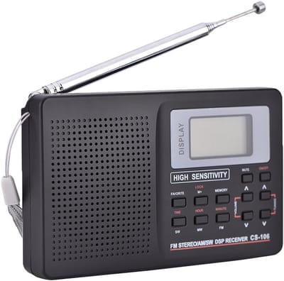 Transistor Radio Op Batterijen - Transister Radio Op Batterijen - Draagbare Radio - Kleine Radio - Mini Noodradio FM/AM - Pocket Radio Speler - Radio voor Rampen - Radio op Batterijen