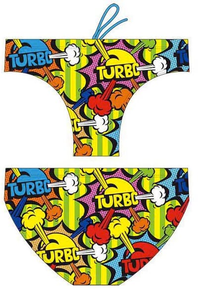Turbo Happy Pop Zwemslip Veelkleurig 9-10 Years Jongen