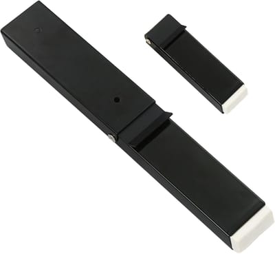 Deurwig - Deurstopper Geluidsstop - Deuren Open Houden - Geen Boren Nodig - 15.4 x 5.2 x 5.2 cm - Zwart