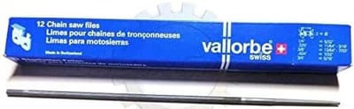 Set van 12 Ronde Vijlen voor Kettingzaag Slijpen - Diameter 4.8 mm (3/16 inch)