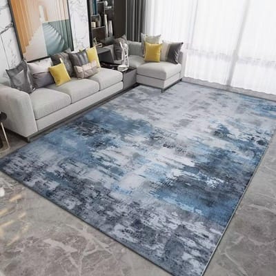 Spatinkt Abstract Tapijt voor Woonkamer Slaapkamer Decoratie Grote Kleden Lounge Tapijten Zachte Pluizige Vloermatten Kort Pluche Kleed 60x90cm