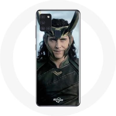 Coque - Maniacase - Samsung Galaxy A21S - Souple - Noir - Loki Thor Ragnarok noir