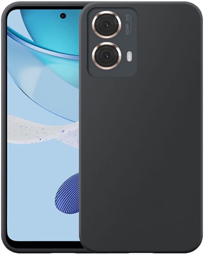 Geschikt voor Motorola Moto G 2023 Telefoonhoesje Flexibel Siliconen TPU hoesje - Flexible Back Cover Case Siliconen TPU - Zwart - Smartphonica geschikt voor Motorola Moto G 2023