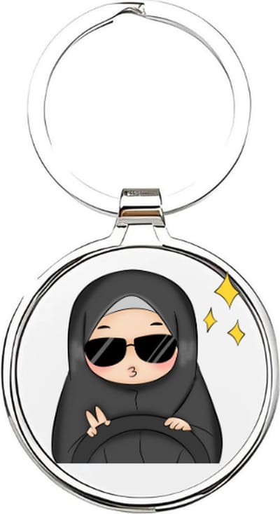Akyol - Buschauffeuze Sleutelhanger - buschauffeur - De beste buschauffeur - Bus - bestuurder - bussen - ov - bestuurder - personenvervoer - busrit - route - cadeau voor een buschauffeur - 4 x 7,5 CM
