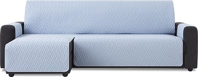 Belmarti Waterproof chaise-longue bankbeschermer links - 200 cm - Lichtblauw