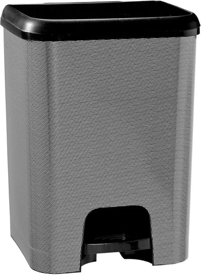 Pedalalemmer 30 Liter Zwart Geometrisch Design Eenvoudig Te Gebruiken