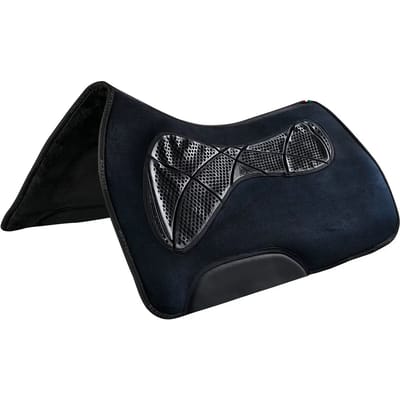 Paardenkussens met synthetische wolvoering Acavallo Western Anatomic X-Grip
