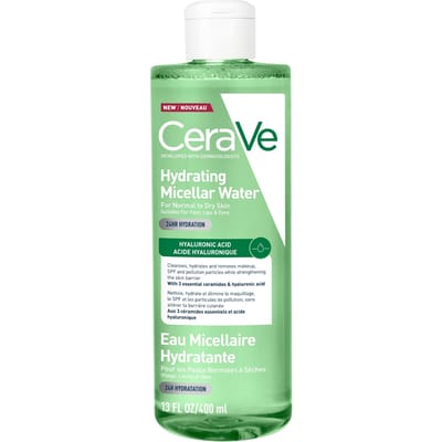 CeraVe Hydraterend Micellair Water 400ml | Normale Tot Droge Huid