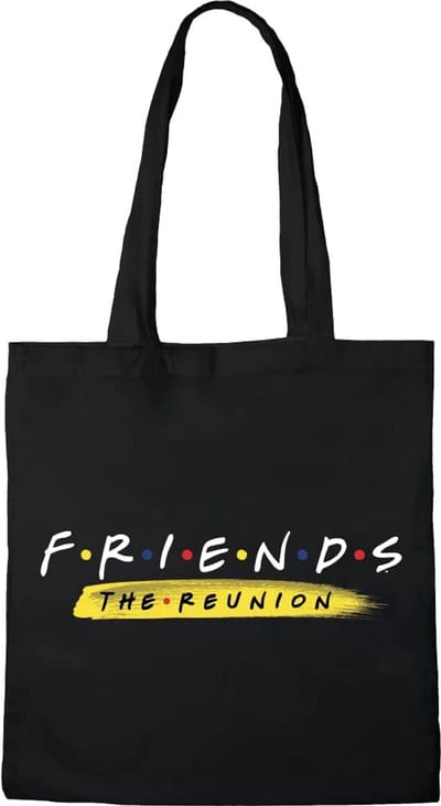 Katoenen Tas met Rendierprint - Duurzame Vrienden Utility Tas